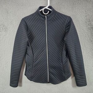 Tail White Label Womens Black Quilted Full Zip Golf Jacket Size XS‎